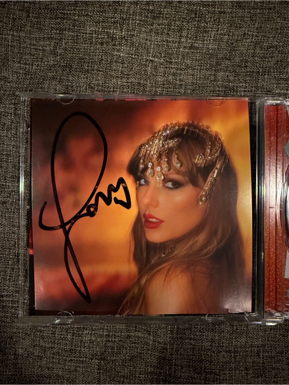Taylor Swift signed The Life of a Showgirl